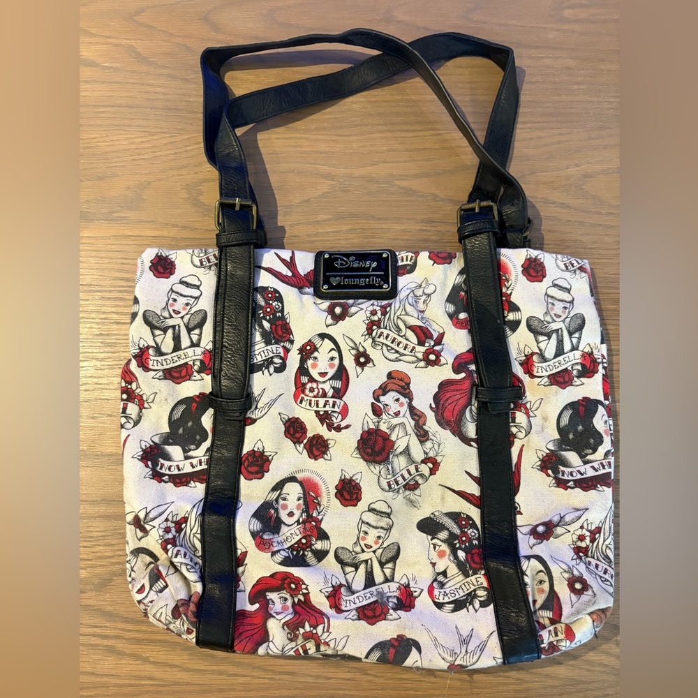 Loungefly Disney Princess Tattoo Tote